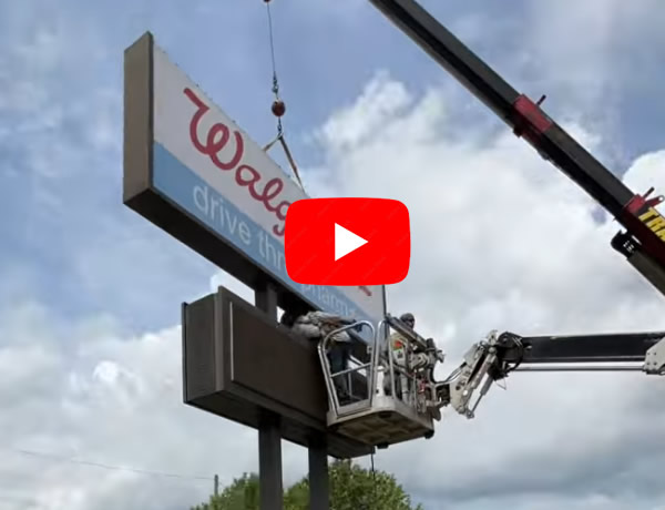 Walgreens Sign Relocation